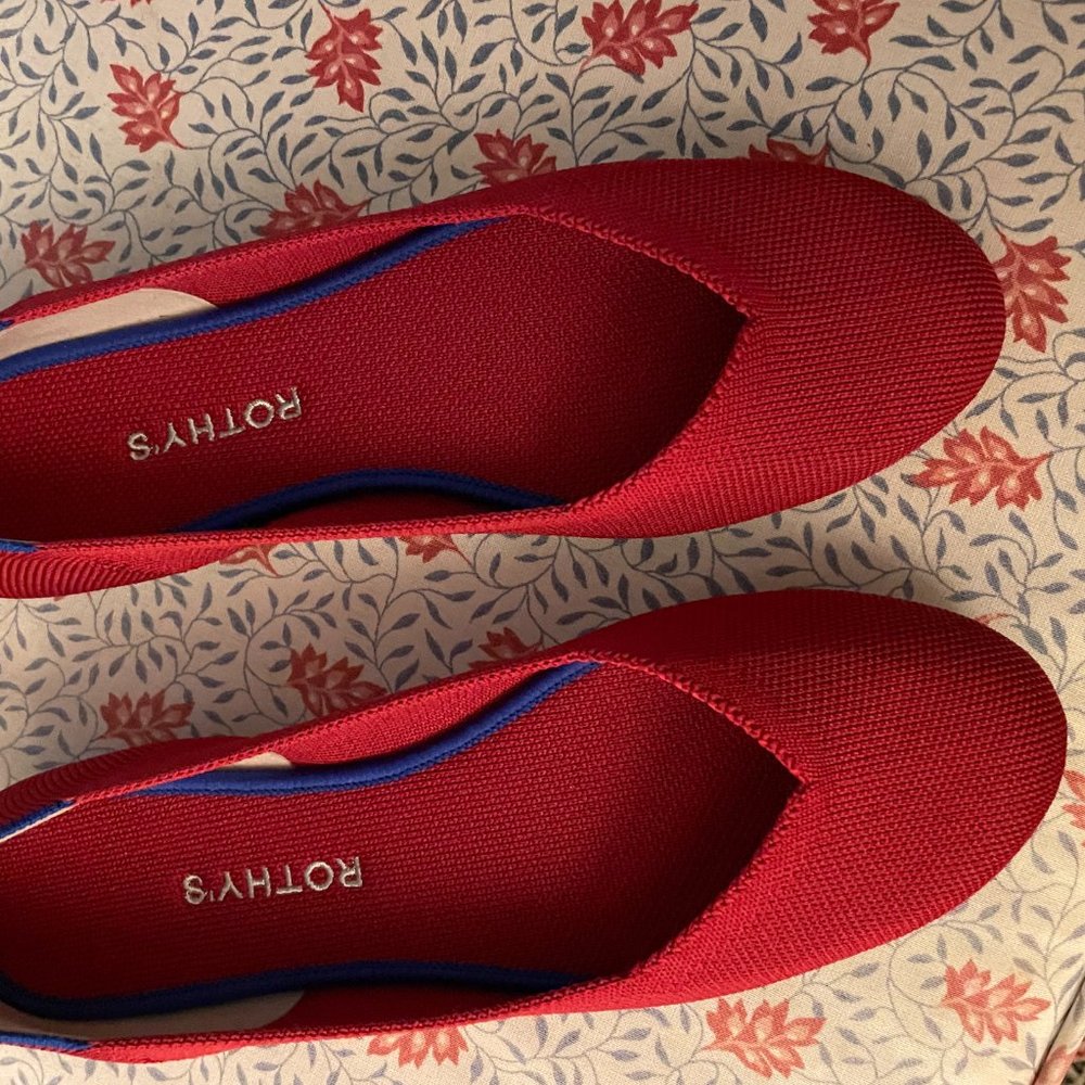 Rothy's Red Flats, Size 9